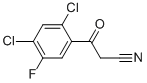 Benzenepropanenitrile, 2,4-dichloro-5-fluoro- -oxo- Structure,103318-74-7Structure