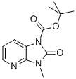 Tert-butyl 1-methyl-2-oxo-1h-imidazo[4,5-b]pyridine-3(2h)-carboxylate Structure,103432-67-3Structure