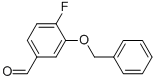 3-(Benzyloxy)-4-fluorobenzaldehyde Structure,103438-91-1Structure