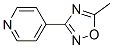 5-Methyl-3-pyridin-4-yl-1,2,4-oxadiazole Structure,10350-70-6Structure