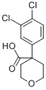 4-(3,4-Dichlorophenyl)tetrahydro-2h-pyran-4-carboxylic acid Structure,1035262-25-9Structure