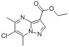 Ethyl 6-chloro-5,7-dimethylpyrazolo[1,5-a]pyrimidine-3-carboxylate Structure,1035835-21-2Structure