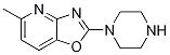 5-Methyl-2-piperazin-1-yl[1,3]oxazolo[4,5-b]-pyridine Structure,1035840-99-3Structure