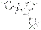 5-甲基-3-(4,4,5,5-四甲基-1,3,2-二噁硼烷-2-基)-1-甲苯磺酰-1H-吡咯并[2,3-b]吡啶结构式_1036028-17-7结构式