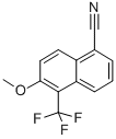 1-Cyano-6-methoxy-5-(trifluoromethyl)naphthalene Structure,103604-49-5Structure