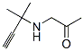 (9ci)-1-[(1,1-二甲基-2-丙炔)氨基]-2-丙酮结构式_103634-53-3结构式