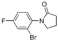 1-(2-Bromo-4-fluorophenyl)pyrrolidin-2-one Structure,1037150-18-7Structure