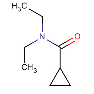 N,N-二乙基环丙烷羧酰胺结构式_10374-28-4结构式