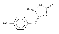 2,4-Thiazolidinedione,5-[(4-hydroxyphenyl)methylene]- Structure,103788-60-9Structure