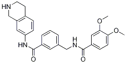 3,4-Dimethoxy-n-[[3-[[(1,2,3,4-tetrahydro-7-isoquinolinyl)amino]carbonyl]phenyl]methyl]benzamide Structure,1038549-82-4Structure