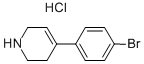 4-(4-溴-苯基)-1,2,3,6-四氢-吡啶盐酸盐结构式_103855-00-1结构式