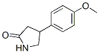 4-(4-Methoxyphenyl)-2-pyrrolidinone Structure,103859-86-5Structure