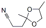 1,3-Dioxolane-2-propanenitrile, 2,4-dimethyl- Structure,103900-54-5Structure