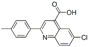 6-Chloro-2-(4-methylphenyl)quinoline-4-carboxylic acid Structure,103914-61-0Structure