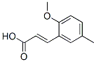 (2E)-3-(2-methoxy-5-methylphenyl)acrylic acid Structure,103986-76-1Structure