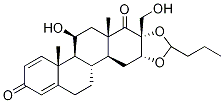 16Alpha,17-[(1rs)-butylidenebis(oxy)]-11beta-hydroxy-17-(hydroxymethyl)-d-homoandrosta-1,4-diene-3,17a-dione Structure,1040085-99-1Structure