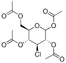 3-氯-3-脱氧-1,2,4,6-四-O-乙酰基-D-吡喃葡萄糖结构式_104013-04-9结构式