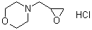 4-(Oxiranylmethyl)morpholine hydrochloride Structure,104118-92-5Structure