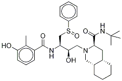 Nelfinavir sulfoxide impurity (impurity b) Structure,1041389-28-9Structure