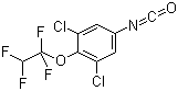 3,5-二氯-4-(1,1,2,2-四氟乙氧基)苯基异氰酸酯结构式_104147-33-3结构式