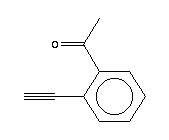 (9ci)-1-(2-乙炔苯基)-乙酮结构式_104190-22-9结构式