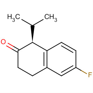 (1S)-6-fluoro-3,4-dihydro-1-isopropyl-2(1h)-naphthalenone Structure,104205-01-8Structure