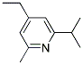 (9CI)-4-乙基-2-甲基-6-(1-甲基乙基)-吡啶结构式_104223-97-4结构式