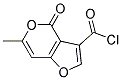 4H-furo[3,2-c]pyran-3-carbonyl chloride, 6-methyl-4-oxo-(9ci) Structure,104270-66-8Structure