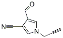 (9ci)-4-甲酰基-1-(2-丙炔)-1H-吡咯-3-甲腈结构式_104501-28-2结构式
