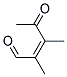 (z)-(9ci)-2,3-二甲基-4-氧代-2-戊烯醛结构式_104613-82-3结构式