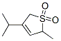 Thiophene, 2,5-dihydro-2-methyl-4-(1-methylethyl)-, 1,1-dioxide (9ci) Structure,104664-76-8Structure