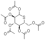 D-glucopyranose, 5-thio-, 1,2,3,4,6-pentaacetate Structure,10470-80-1Structure