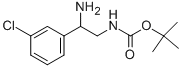 Tert-butyl 2-amino-2-(3-chlorophenyl)ethylcarbamate Structure,1047630-73-8Structure