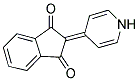 2-[4(1H)-吡啶]-1,3-茚二酮结构式_10478-99-6结构式