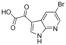 1H-pyrrolo[2,3-b]pyridine-3-acetic acid, 5-bromo-alpha-oxo- Structure,1048350-21-5Structure