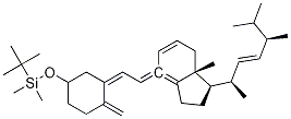 3-O-(tert-butyldimethylsilyl)-5,6-trans-vitamin d2 Structure,104846-63-1Structure