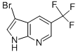 3-溴-5-(三氟甲基)-1H-吡咯并[2,3-B]吡啶结构式_1048914-10-8结构式