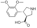 (3S,4R)-4-(2,3-dimethoxyphenyl)pyrrolidine-3-carboxylic acid Structure,1049980-06-4Structure