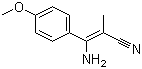 3-氨基-3-(4-甲氧基苯基)-2-甲基-2-丙烯腈结构式_1050392-15-8结构式