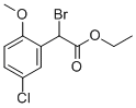 Bromo-(5-chloro-2-methoxy-phenyl)-acetic acid ethyl ester Structure,1050481-79-2Structure