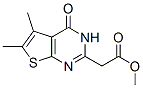 (5,6-Dimethyl-4-oxo-3,4-dihydro-thieno[2,3-d]pyrimidin-2-yl)-acetic acid methyl ester Structure,105219-75-8Structure