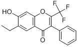 6-Ethyl-7-hydroxy-3-phenyl-2-trifluoromethyl-chromen-4-one Structure,105258-37-5Structure