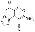 5-Acetyl-2-amino-4-(2-furanyl)-6-methyl-4H-pyran-3-carbonitrile Structure,105263-08-9Structure