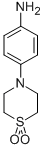 4-(1,1-Dioxo-1-thiomorpholin-4-yl)-phenylamine Structure,105297-10-7Structure