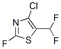 4-Chloro-5-(difluoromethyl)-2-fluorothiazole Structure,105315-45-5Structure