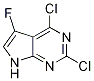 2,4-Dichloro-5-fluoro-7h-pyrrolo[2,3-d]pyrimidine Structure,1053228-29-7Structure