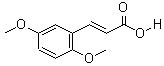 2,5-Dimethoxycinnamic acid Structure,10538-51-9Structure