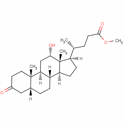 Methyl 12alpha-hydroxy-3-oxo-5beta-cholan-24-oate Structure,10538-58-6Structure