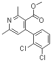 4-(2,3-二氯苯基)-2,6-二甲基-3-吡啶羧酸甲酯结构式_105383-68-4结构式