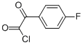 Benzeneacetyl chloride, 4-fluoro-alpha-oxo-(9ci) Structure,105457-90-7Structure